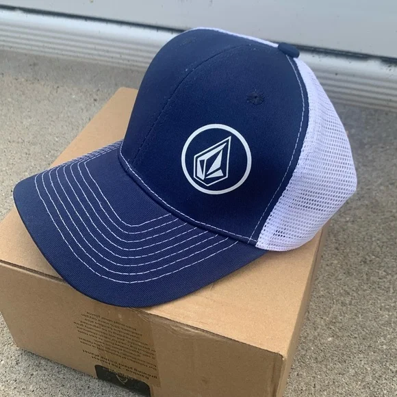 Unisex Mens and Womens Trucker Hat Cap Blue NWT One Size - Picture 10 of 10